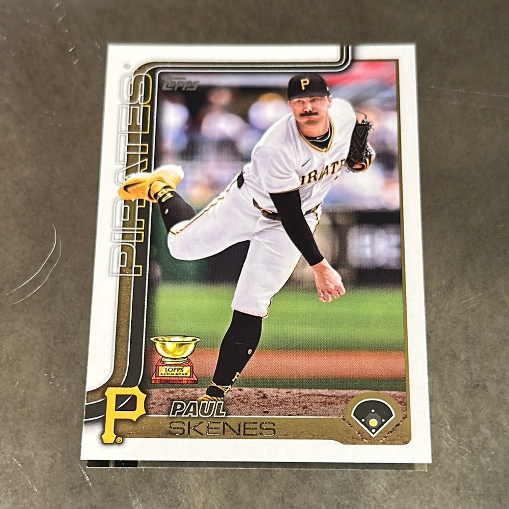 Topps Pirates Pitcher Card with Paul Skenes
